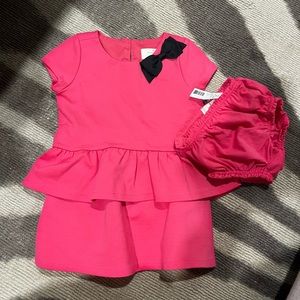 Kate Spade hot pink dress! With matching underwear! Never worn! Adorable fit!
